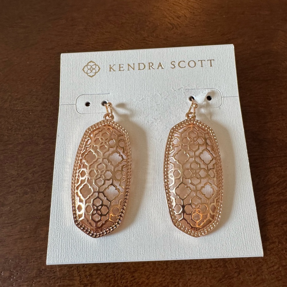 Kendra Scott Rose Gold Earrings